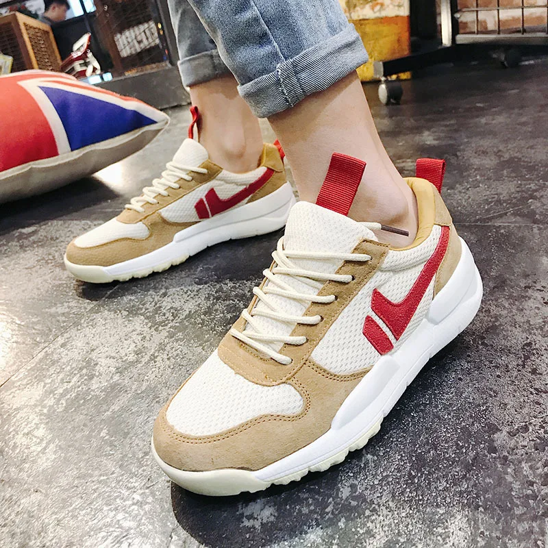 

Retro Outdoor Sports Shoes Hot Sale Breathable Male Light Weight Shoes Sneakers For Man Athletic Trainer Running Shoes Tennis