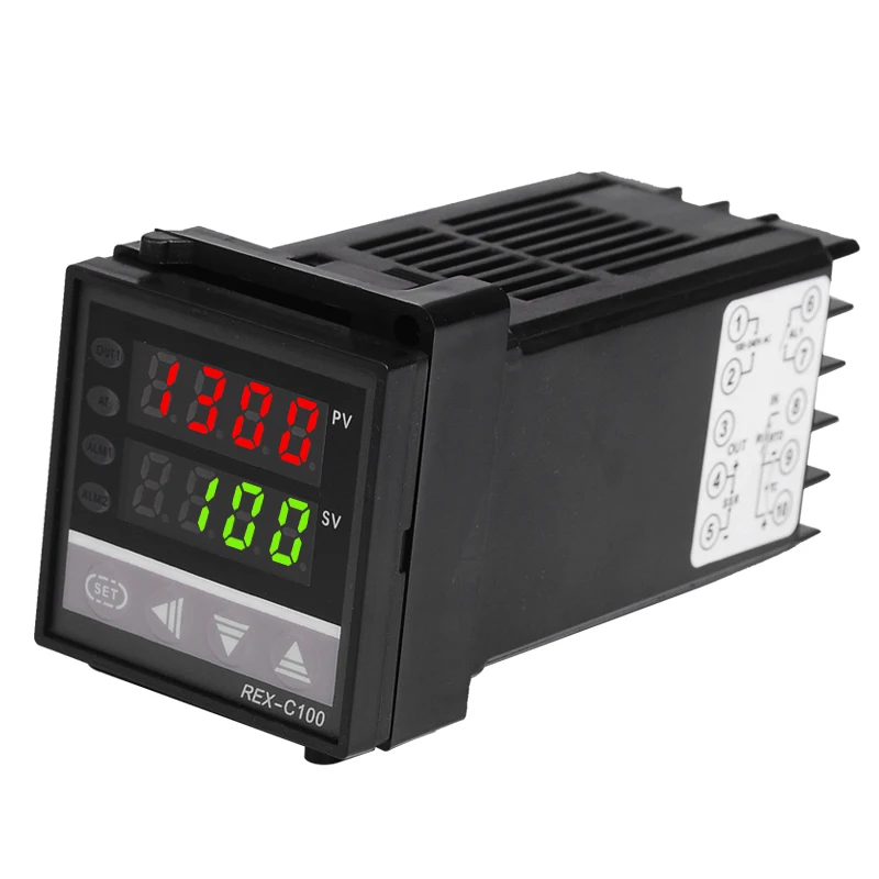 48*48mm Digital PID Temperature Controller Thermocouple RTD Input,SSR Output for Heating or Cooling Usage in Packing Machine