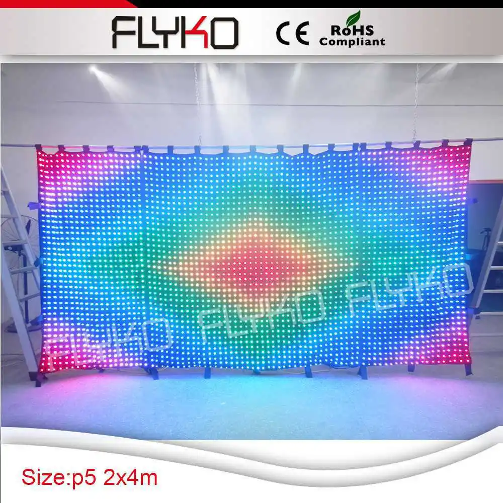 led display screen stage background led vision curtain