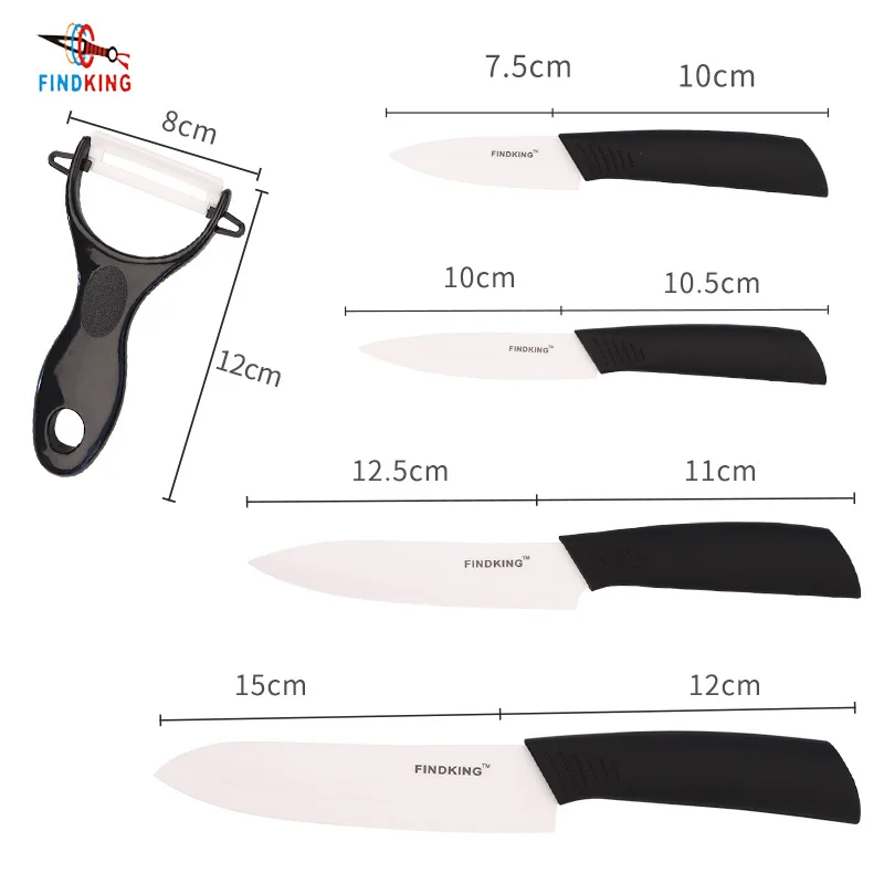 FINDKING Zirconia Ceramic Knife set 3\