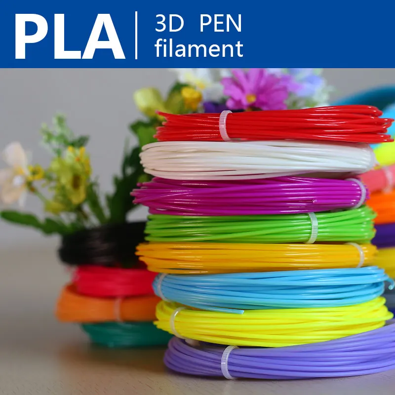 3d Pen Filament PLA 1.75mm 20 Colors 3D Printing Pen Plastic No Irritating Smell Filament  Kids Birthday Present