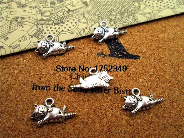 25pcs--  Charms  Antique Tibetan silver Simply cute   Charms pendants ,DIY Supplies 11x20mm