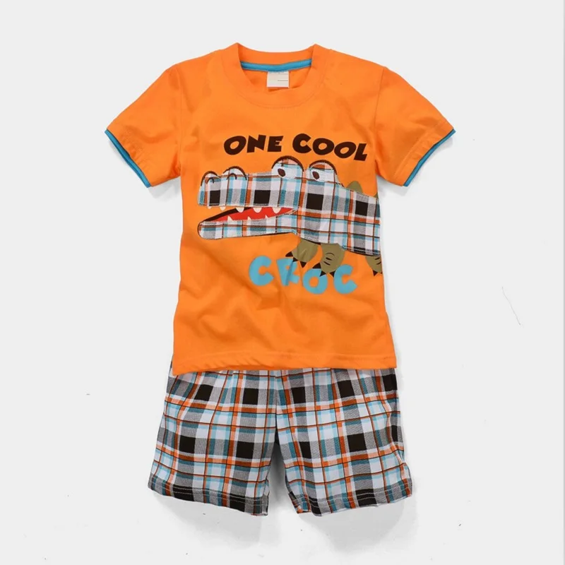 2022 Baby Boy Clothes Suits Summer Children T-Shirts Shorts Pant 2-Piece Clothing Set Beach Kids Outfits Sport Suit 2 3 4 5 6 7Y