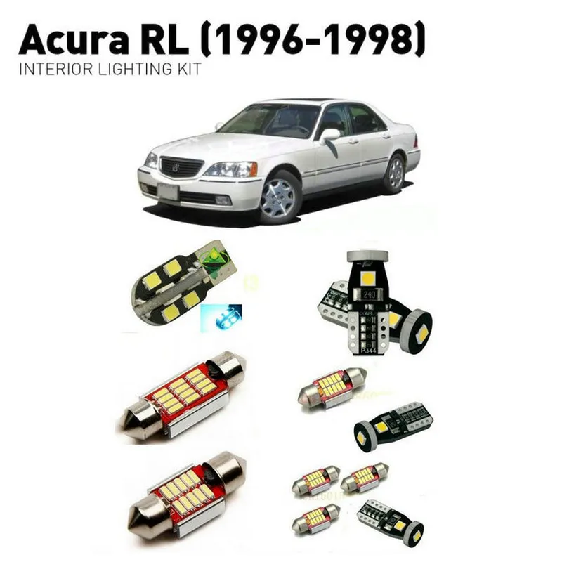 

Led interior lights For Acura RL 1996-1998 18pc Led Lights For Cars lighting kit automotive bulbs Canbus