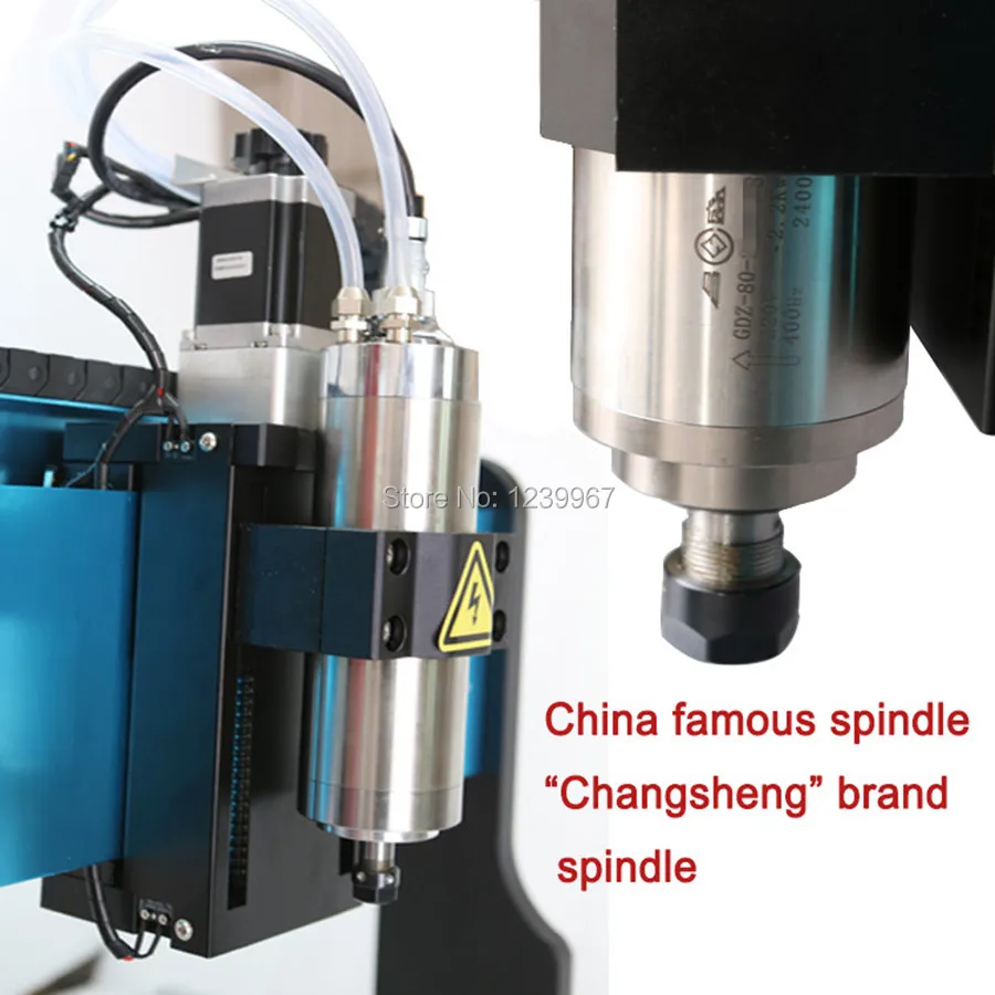 3 Axis CNC Router 2200W Water-cooled Spindle 6090 MACH3 USB Port Engraving Cutting Milling Machine