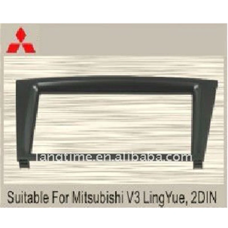 Free shipping--car refitting dvd frame/front bezel/dvd panel for Mitsubishi V3 LingYue,2DIN