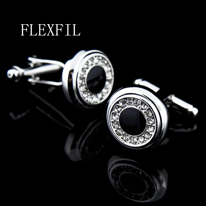 Jewelry shirt Fashion cufflink for men Brand Cuff link Wholesale Button crystal High Quality Luxury Wedding Male Free Shipping