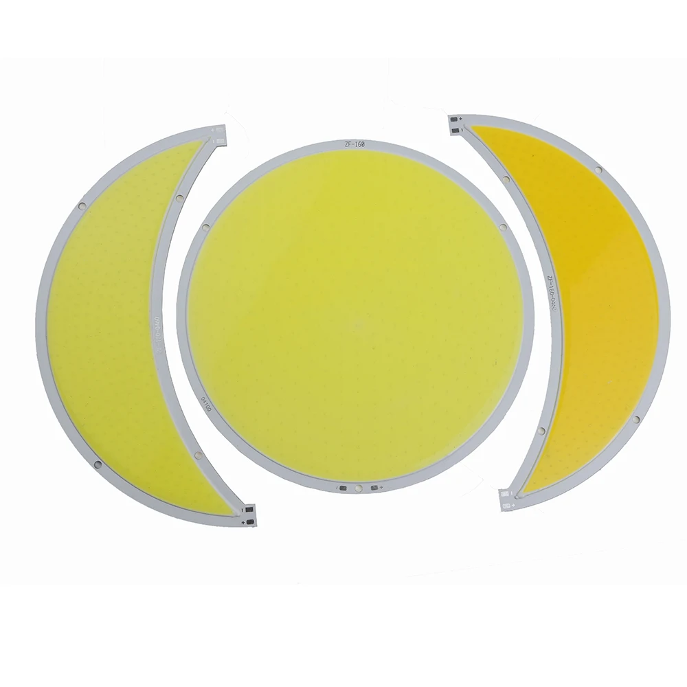 

COB LED 60W Moon shape and 200W Sun Flip COB led panel lights led lamp Warm white / white DC12V 14V used for street light 1PCS