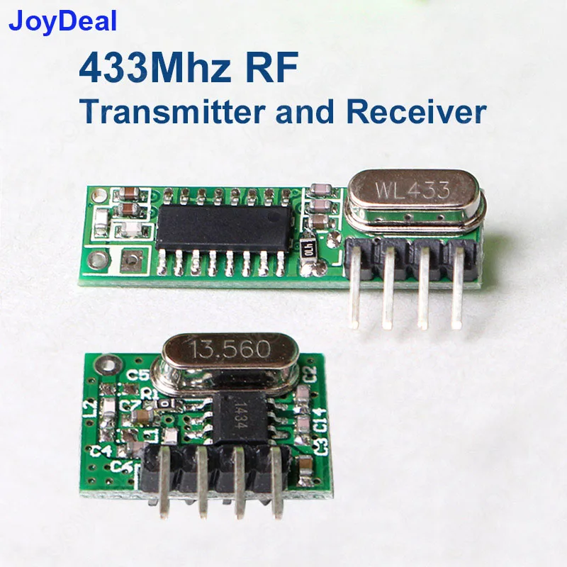 433 Mhz Wireless Superheterodyne Receiver And Transmitter Kit With Antenna For Arduino Uno Diy Kits 433mhz Remote Control Switch