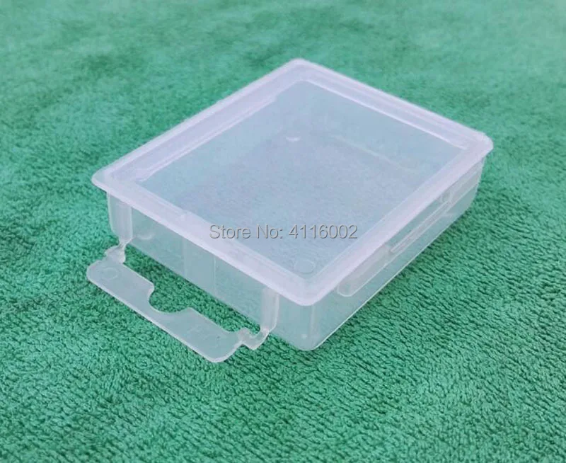 500pcs 6*4.5*1.5cm Transparent Plastic Box Bait Holder Fish Hook Storage Box Hardware Electronic Components Case