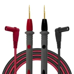 Gold plated Silicone Wire Test Leads for Multimeter Ultra Pointed 1000V 20A Needle Test Probe Tip