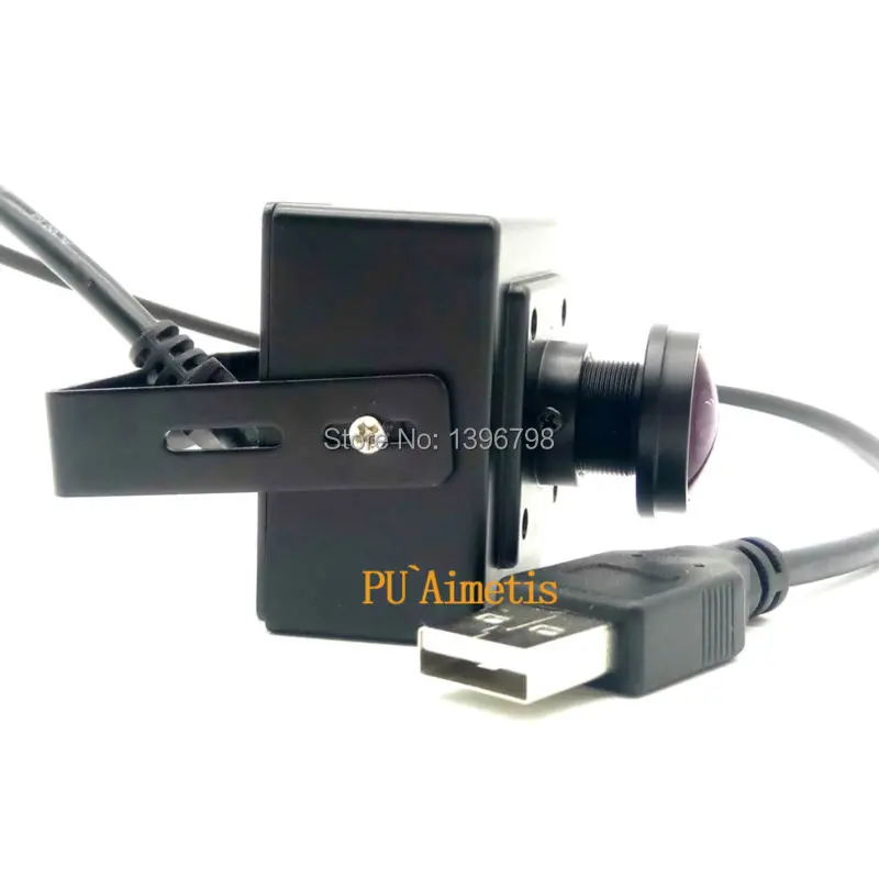 Câmera de Vigilância PU'Aimetis High Speed, UVC Mini Câmera USB, UVC Mini CCTV MJPEG, 1/2.7 OV2710, 170 °, 2MP, 1080P, Full HD, OV2710