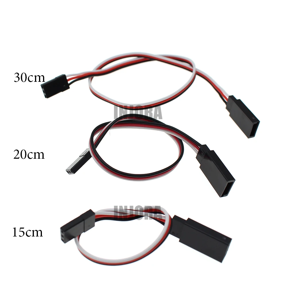 1PCS 15/20/30cm RC Servo Extension Wire Cable for Futaba JR Male to Female