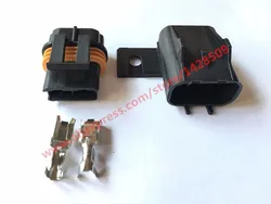 20 Sets 2 Pin Delphi Female And Male Sealed Connectors For Inline Fuse Wiring Automotive Connector 12033769 54200521 12033731