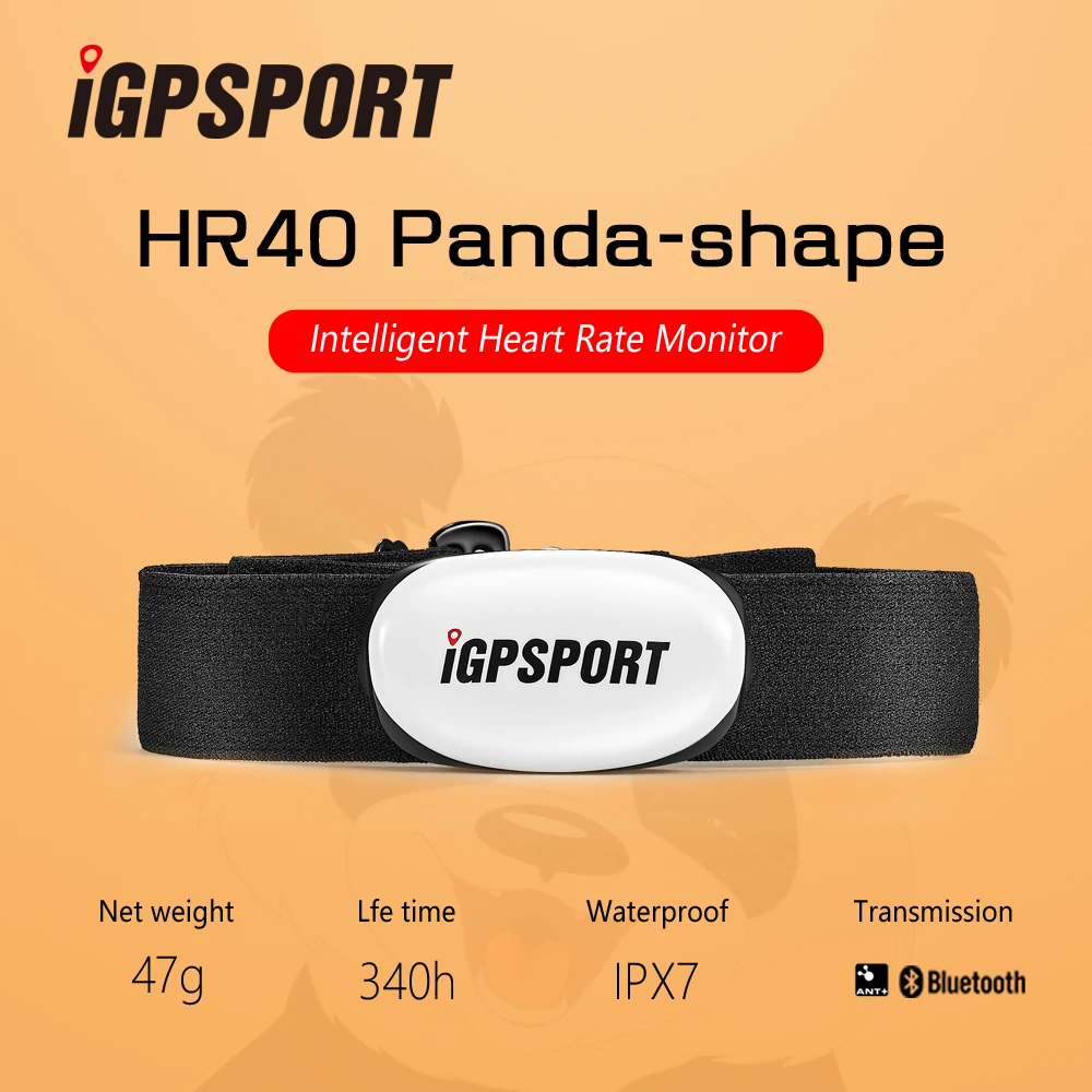 iGPSPORT HR40 smart Chest Heart Rate Monitor Cycling Running Professional Pulse Monitor Support bicycle Computer XOSS Mobile APP