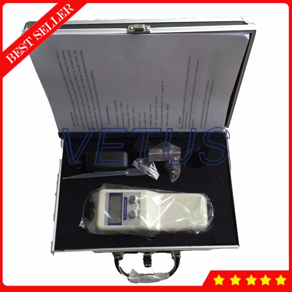 WGZ-20B 0.01NTU Readout High Accuracy Portable Digital Turbidimeter with 0 ~20NTU Range Laboratory Turbidity Meter Tester Gauge