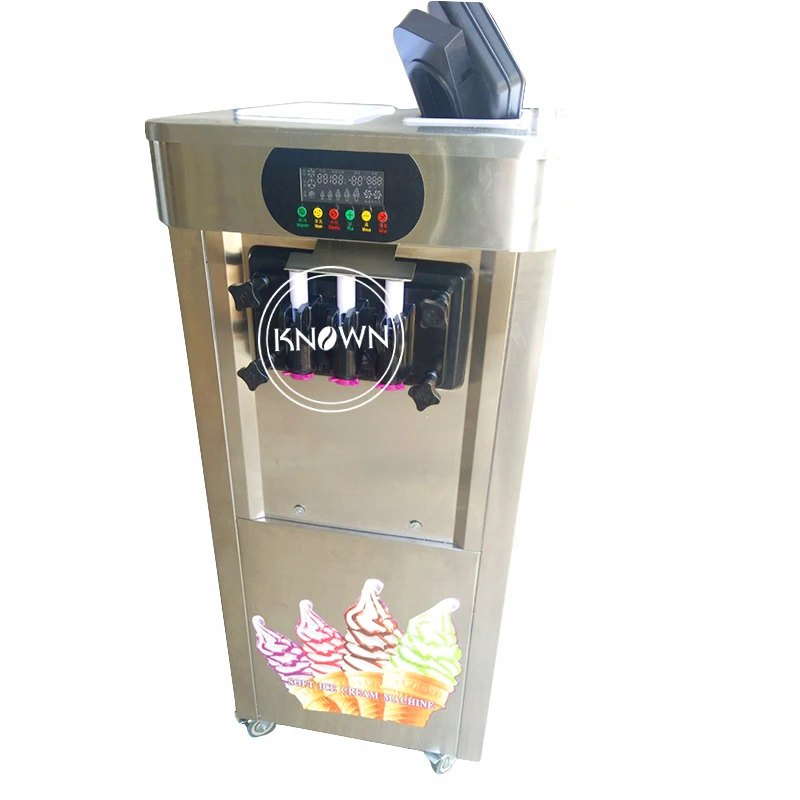 

2023 cost-effective Commercial 20L/H Ice Cream Soft Vending Ice Cream Machine With 3 Flavors