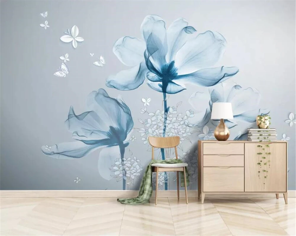 

beibehang Custom photo wallpaper 3d flower wall Modern fashion floral decorative painting papier peint mural 3d wallpaper