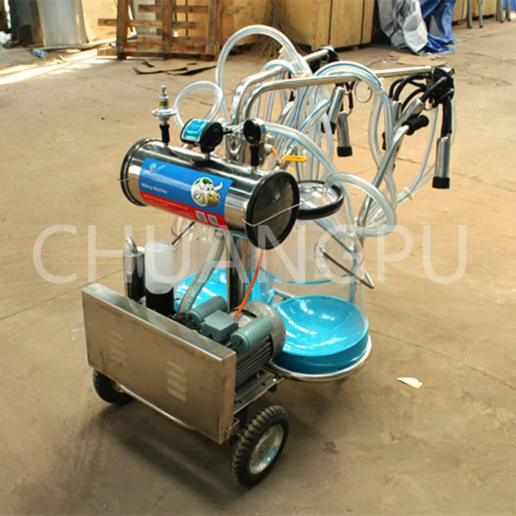 portable milking machine for goats