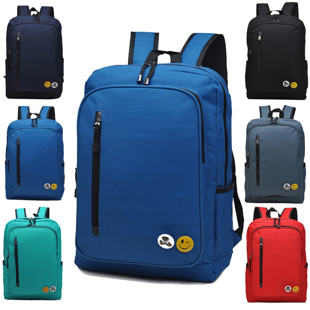 14 inch Smile Nylon Computer laptop notebook Backpack bags case messenger School Travel Backpack for Men Women