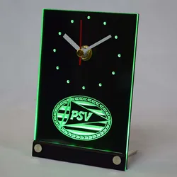 tnc1010 PSV Eindhoven Sport Vereniging Dutch Eredivisie 3D LED Table Desk Clock