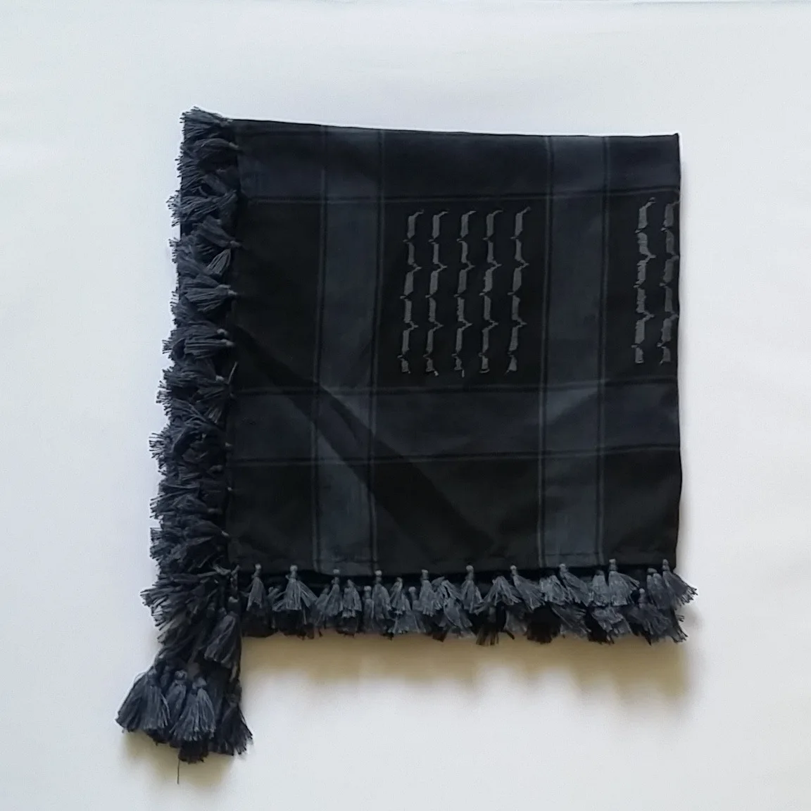 Arab Scarf Shawl Keffiyeh Wrap Shemagh Scarf Mask Cycling Shawl Neck Cover Man Woman Hiking Sunshade Head Wrap