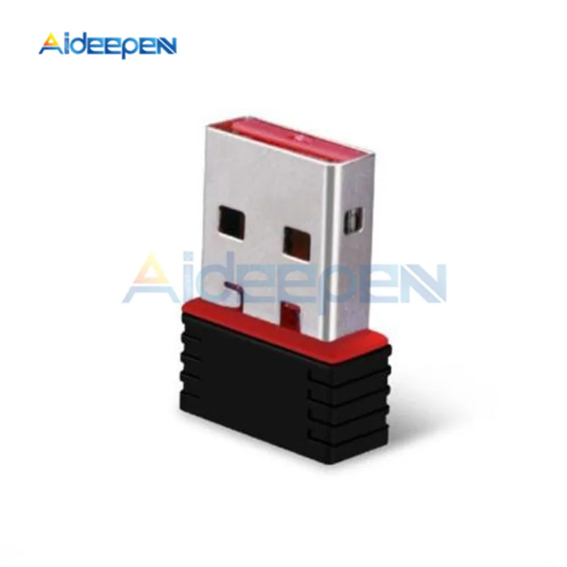 150Mbps Mini USB 2.0 / 1.1 Wifi 2.4 GHz Adaptador 802.11n/g/b para PC Computadora Windows 7 XP Vista Conector LAN de red