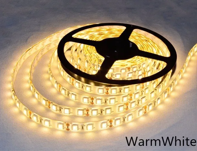 5m 24V Waterproof LED Strip 5050 300led Lighting flexible Light stripe Led Tape Luces Ribbon WarmWhite White RGB extra bright