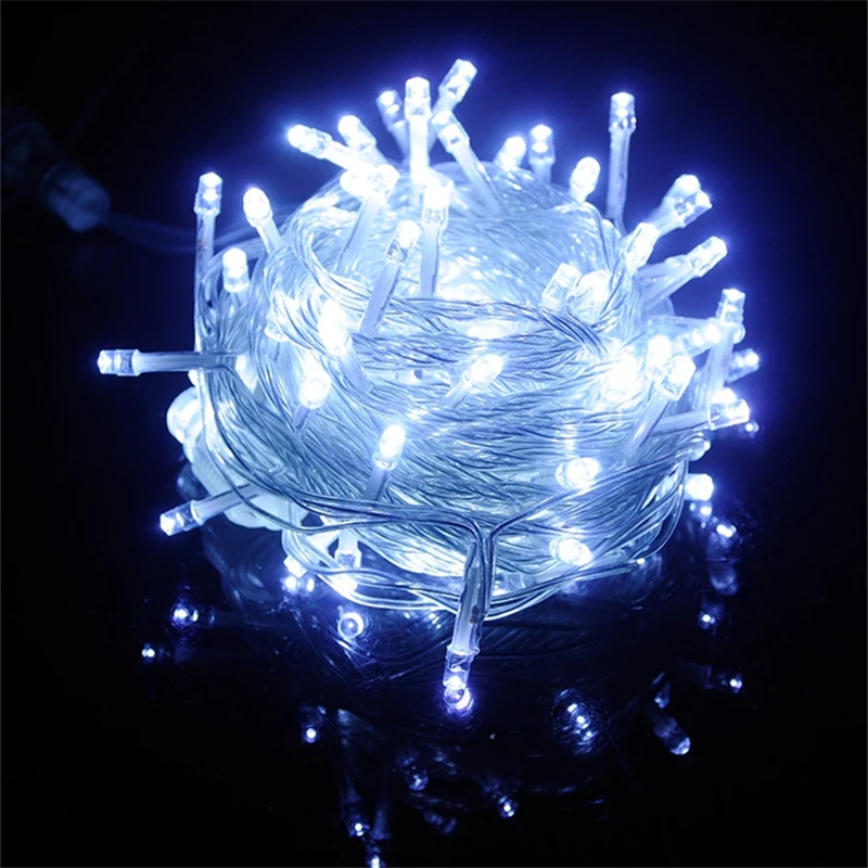 10 Meter Led Fairy Lights Christmas Outdoor Waterproof Copper Wire Decorative String Lights Bedroom Wedding Party New Year H-05