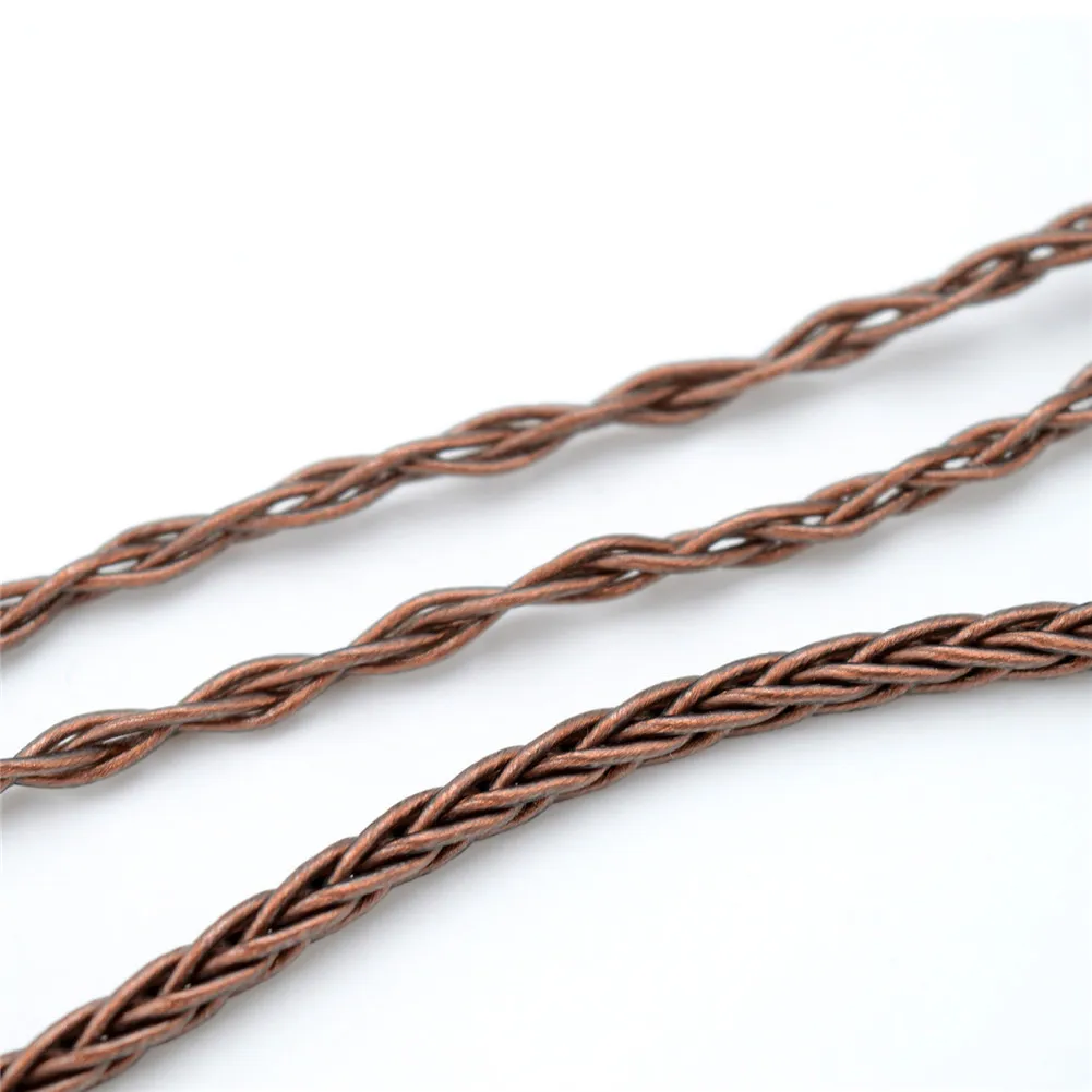 BQEYZ 8 Core Single Crystal Copper-plated Sliver Wire 0.78mm mmcx Upgarted Earphones Cable for TFZ CCA KZ LZ TIN HIFI