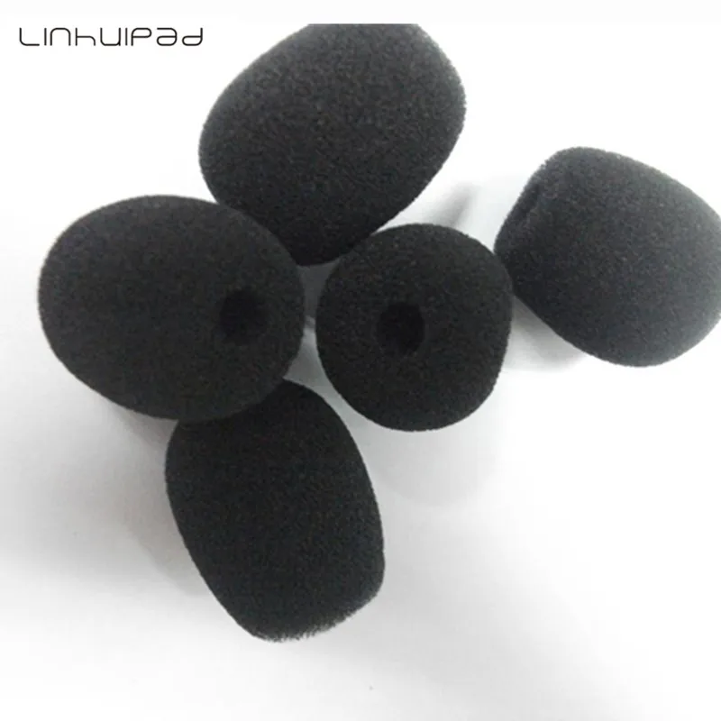 

10 Pcs Small Mic Foam Covers 4mm Hole Diameter Microphone Foam Windscreens Windshields