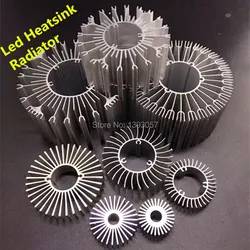 10 pz/lotto LED Dissipatore In Alluminio Base Radiatore Per 1 W-36 W LED Ad Alta Potenza di Raffreddamento Girasole UFO Rotondo PCB Radiatore HA CONDOTTO LA Lampada FAI DA TE