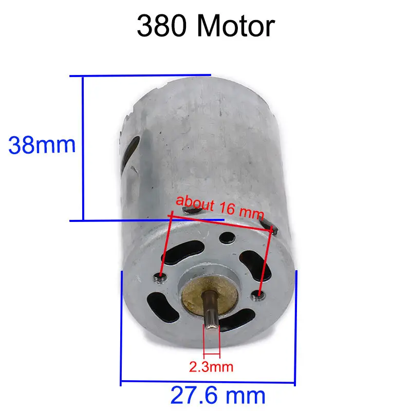 RCAWD 380 370 Brushed Motor 1/16 1/18 RC Hobby Car Boat Airplane Original Parts HSP Hi Speed Wltoys Tamiya Truck Buggy