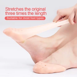 1Pair Toe Protector Silicone Gel Pointe Toe Cap Cover For Toes Soft Pads Protectors For Ballet Shoes Feet Care Tools