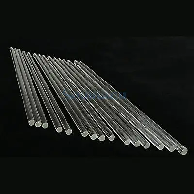 7x300mm Labor Glas Rühren Stangen Borosilikat Hohe Beständig Rührer 10 PCS