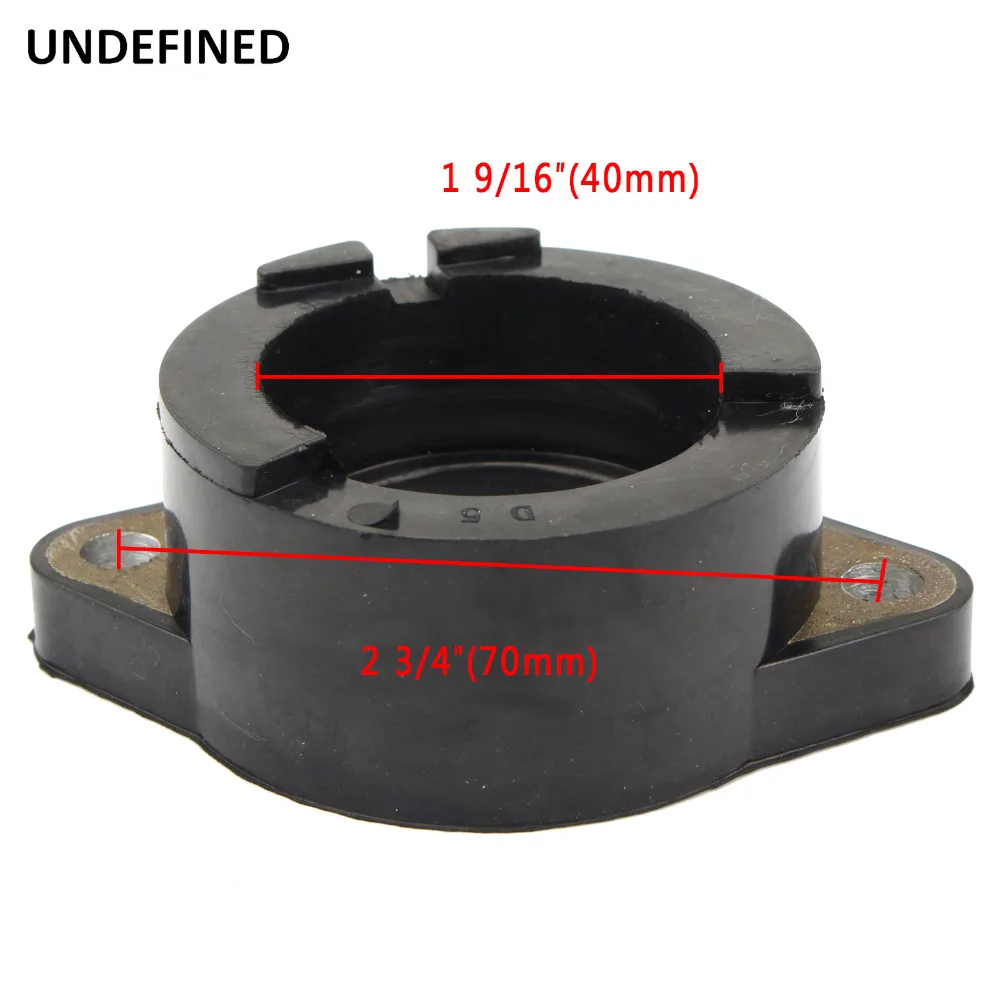 Carb Carburetor Interface Intake Manifold Joint Boot for Yamaha SR400 LTD 1978-1985 SR500 TT500 XT500 1976-1981 1980 Carburador
