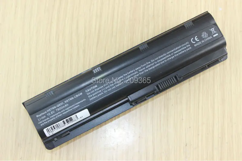 6600mAh 9 Cells Laptop Battery For HP MU06 MU09 SPARE 593554-001 593553-001 CQ42 CQ62 G42 G62 G72 G4