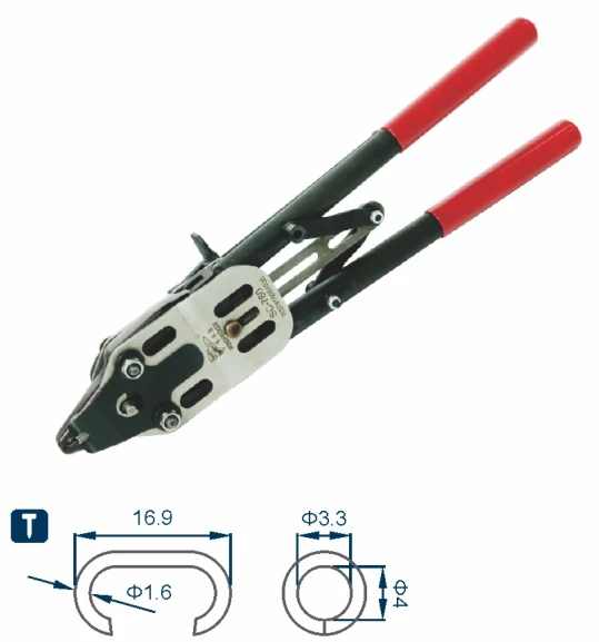 SC760 Professional Manual Hog ring plier C-Ring NAILER C Nailer Outdoors Portable