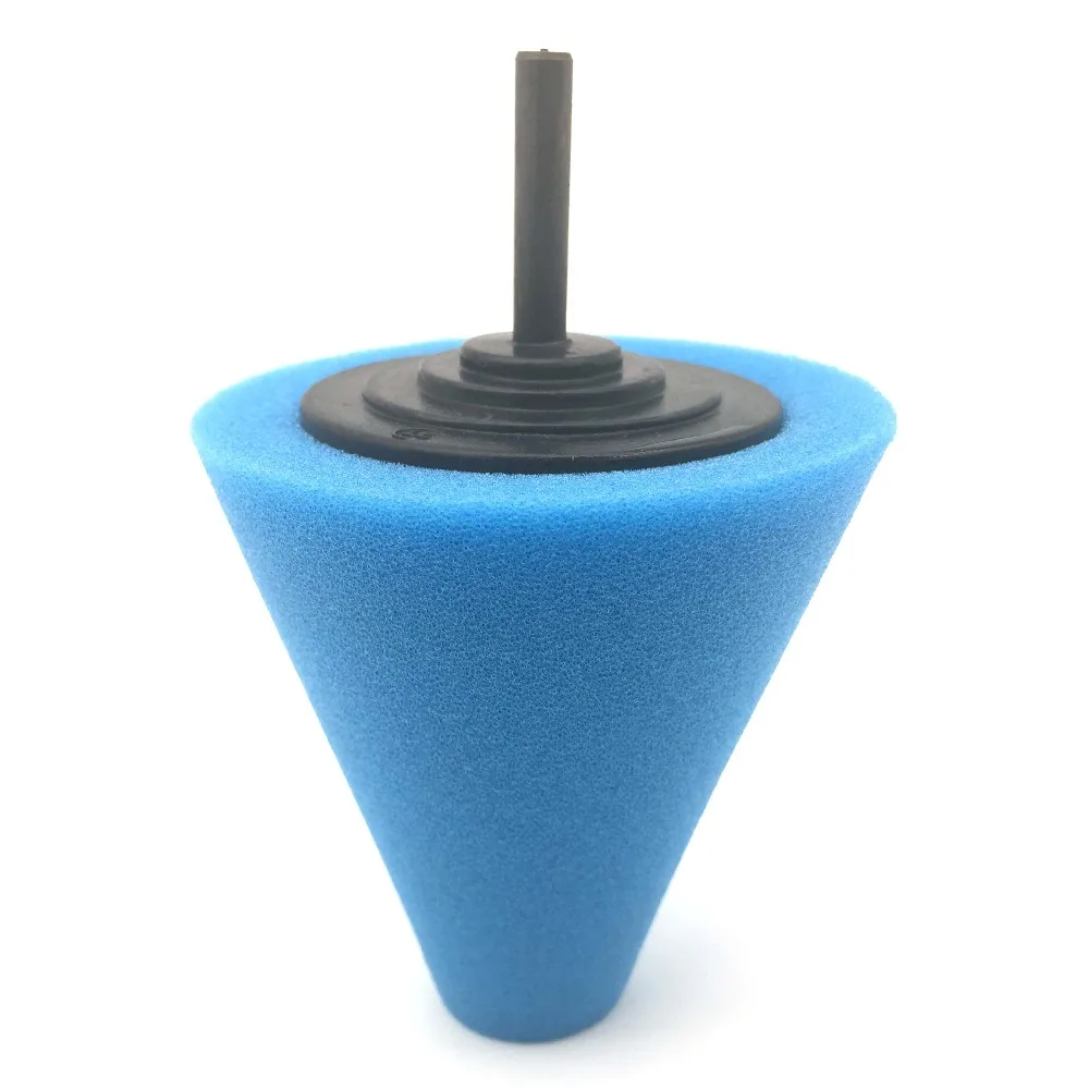 1Pc Car Polishing Pad Sponge Cone Shaped Polishing Pad for Car Wheel Power Drill Tool Car Polishing Sponge Buffer