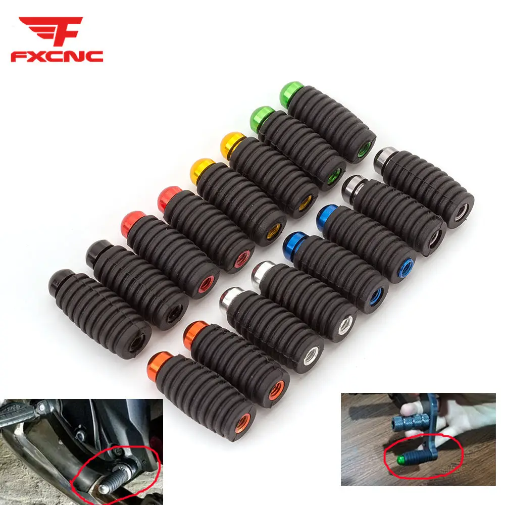 For Yamaha R3 R25 MT03 MT07 MT09 6MM Motorcycle Gear Shift Brake Lever Toe Pegs Toepegs Pedals Footpegs Racing Rearset