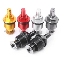 CNC Motorbike Front Shock Absorber Screw Cover Cap Preload Adjusters Fork Bolts For Honda CBF125 31MM Aluminum