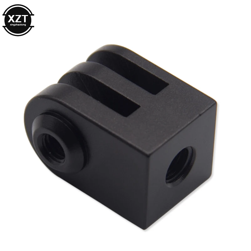 1 Buah Tripod Mini Dudukan Kamera Olahraga Luar Ruangan Dudukan Tripod Mini Aloi Aluminium Universal Untuk GoPro SupTig Semua 1/4 "Sekrup Monopod