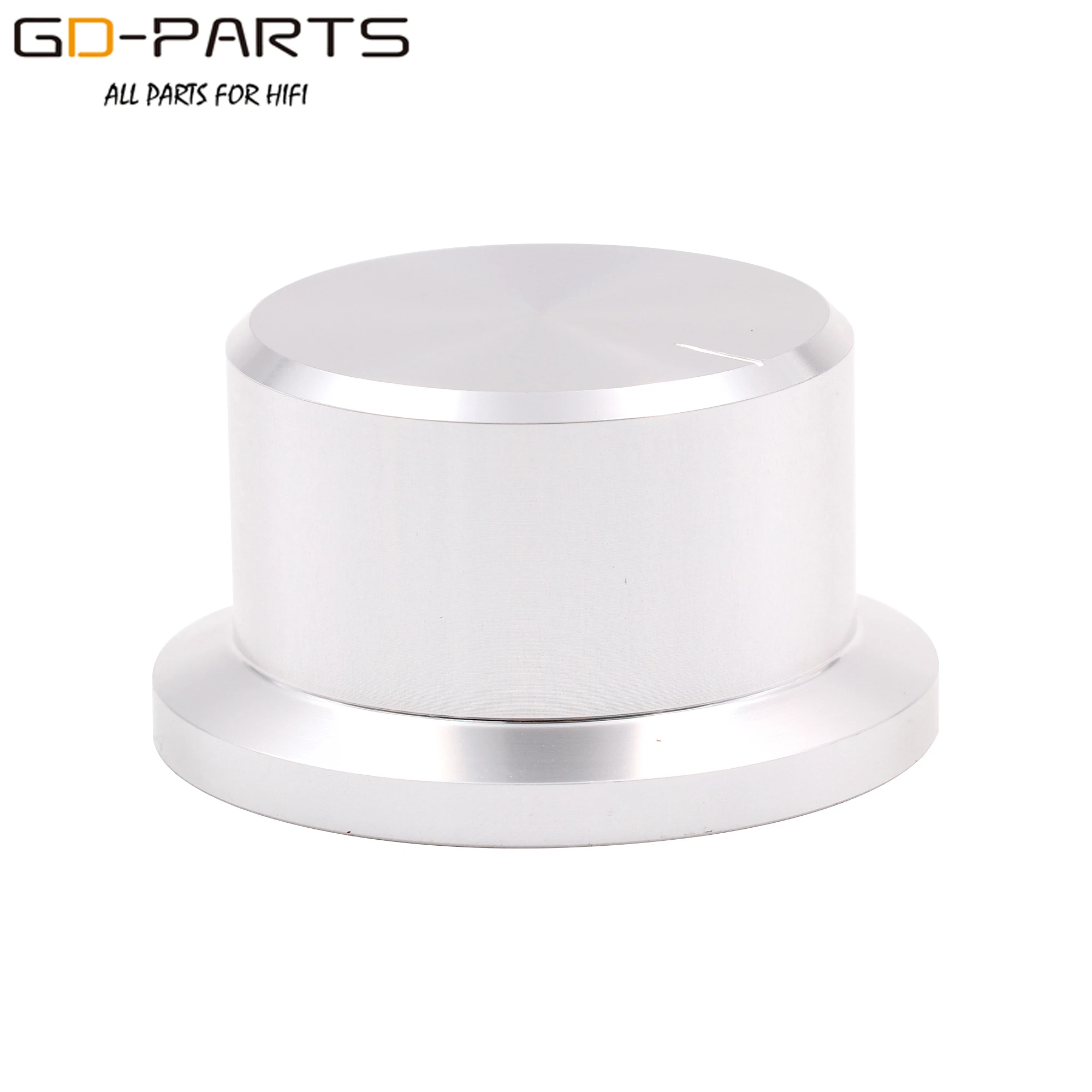 1 шт. 48x26 мм твердая алюминиевая ручка потенциометра для компакт-диск DAC DVD проигрыватель трубка усилитель динамик регулятор громкости серебристый черный золотой