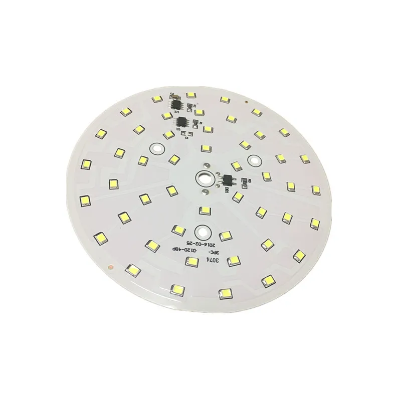 

10pcs LED COB Lamp AC220V 2835SMD Chip Smart IC flush light panel 18W Module bulb spotlight plate White 6000-6500K