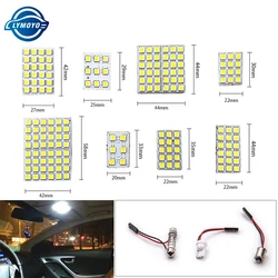 1set LED Panel T10 W5W C5W C10W Festoon Dome light Led Interior lights Reading light Indoor lights Car Accessories 12V universal