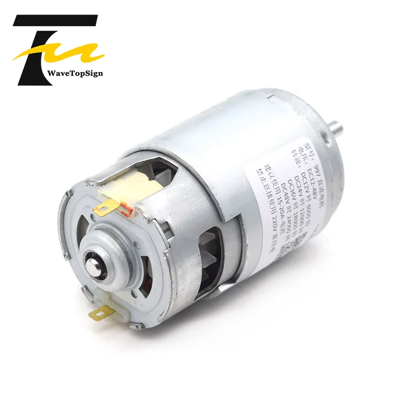 997 Powerful DC Motor Input Voltage DC12-36V High Speed Motor Silent Ball Bearing Motor