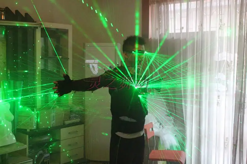 New LED Laser Armor Lighting Waistcoat Green Light For Night Clubs LED Costumes Ballroom Performance