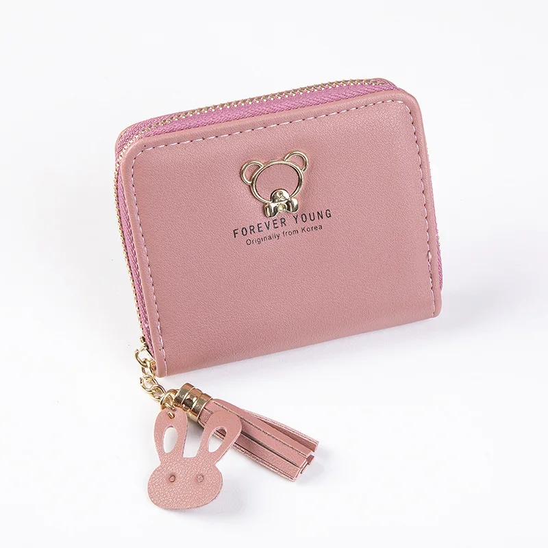 

Wallet Women 2019 Lady Short Women Wallets Mini Money Purses Small Fold PU Leather Female Coin Purse Card Holder Monedas