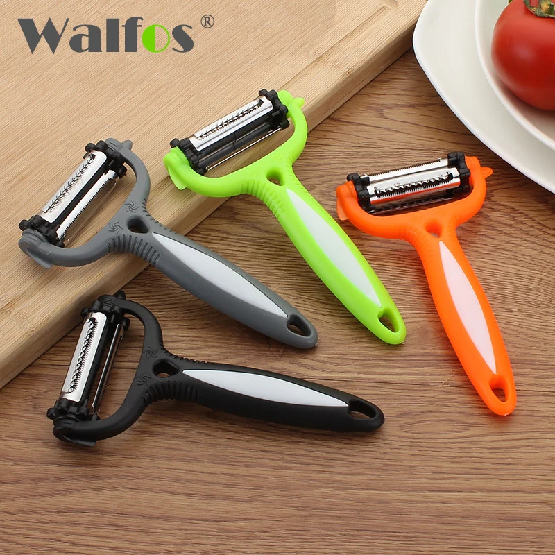 WALFOS Kitchen Gadgets Swiss Military Grater Peeler Slicer 3 in 1 Apple Potato Fruit Vegetable Tools Kitchen Accessories