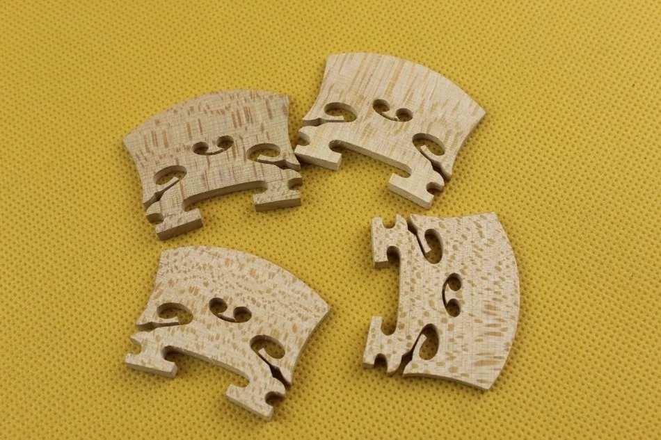 5 pcs high quality baroque style Violin Bridges 4/4 maple wood